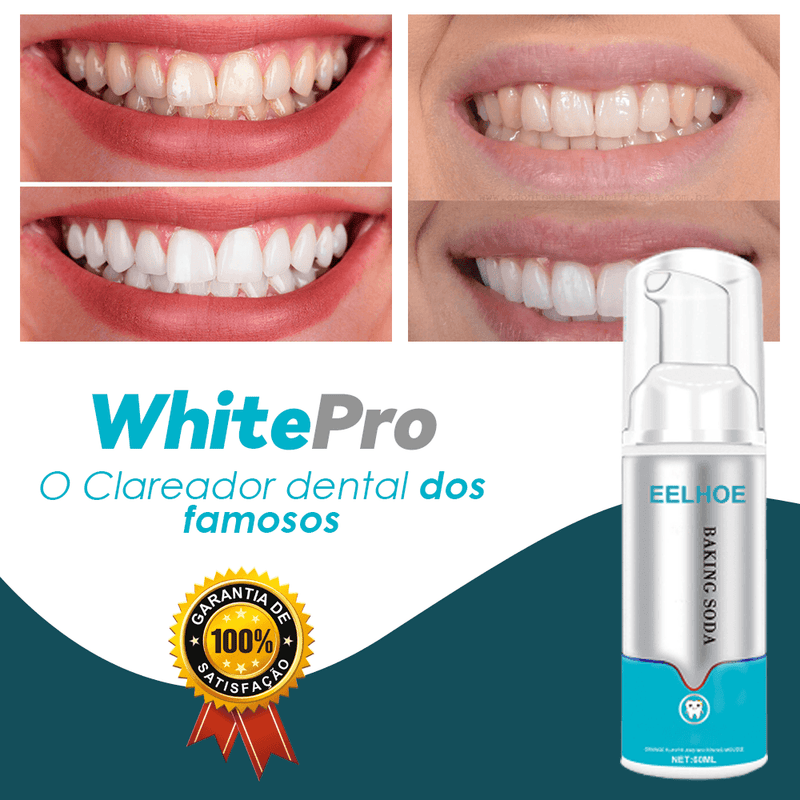 Super clareador dental WhitePro™ [QUEIMA DE ESTOQUE] - perfecttoll