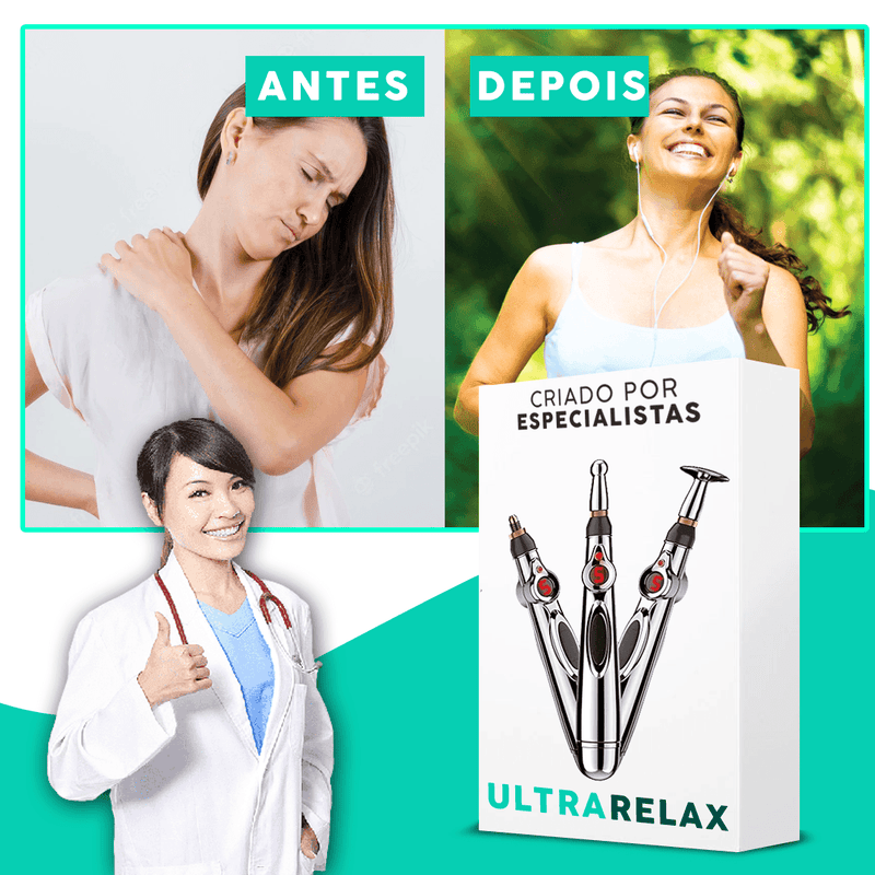 Massageador Corporal UltraRelax ® [QUEIMA TOTAL DE ESTOQUE] - perfecttoll